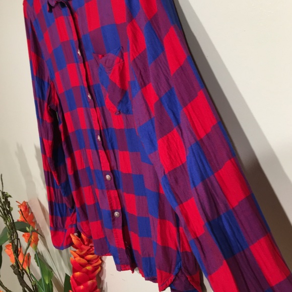 American Eagle Flannel Long sleeve size M - Picture 6 of 8